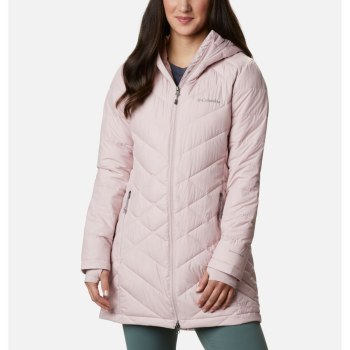 Columbia Jas Dames, Heavenly Long Hooded Roze, 54CPVAGKD